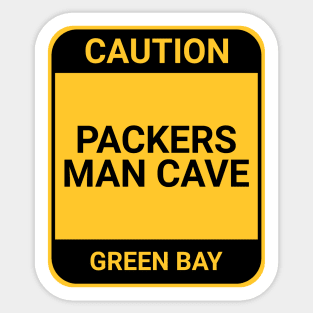 PACKERS MAN CAVE Sticker